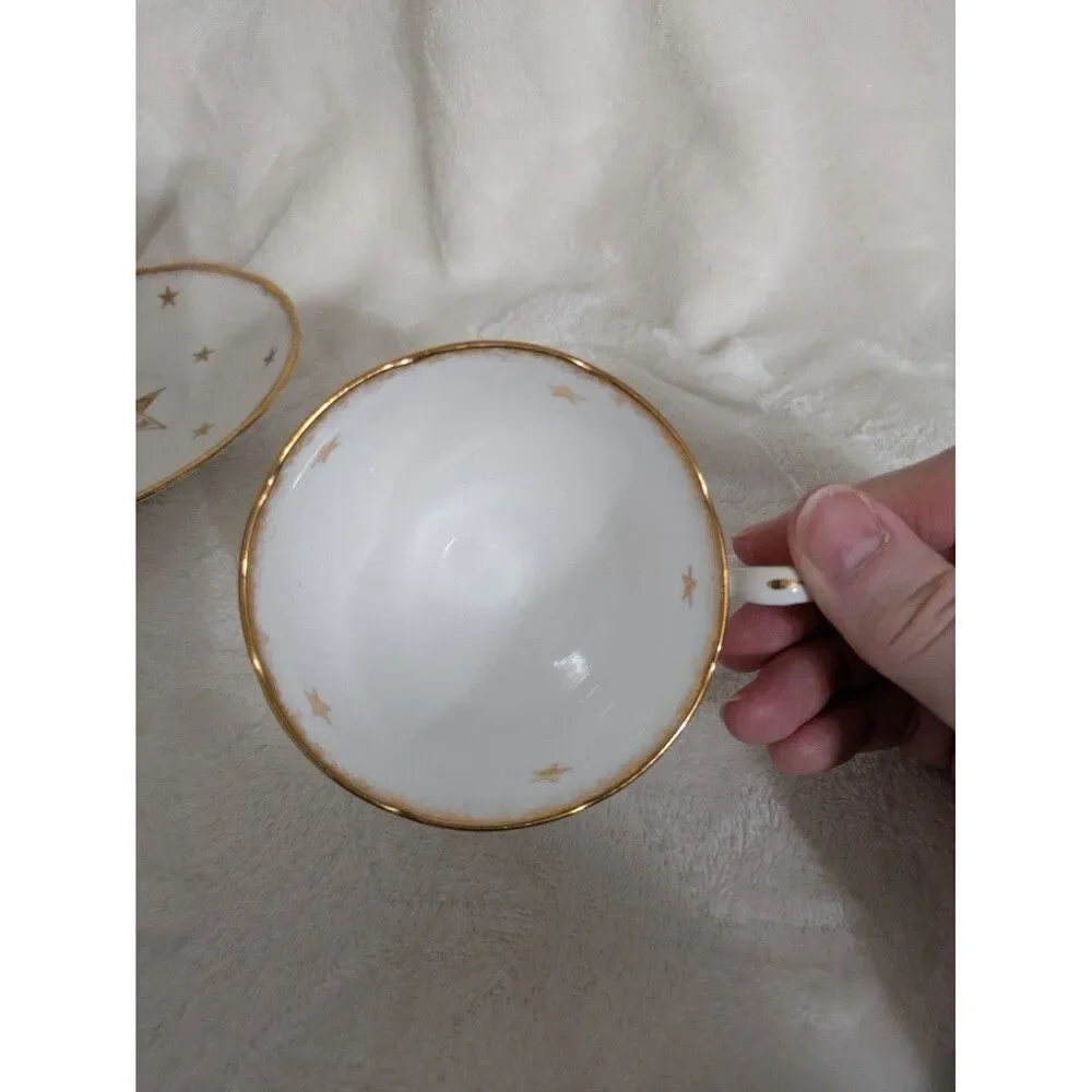 Vtg Royal Stafford Masonic Eastern Star Tea Cup & Saucer